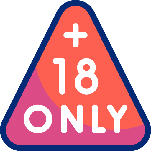 18+ age badge